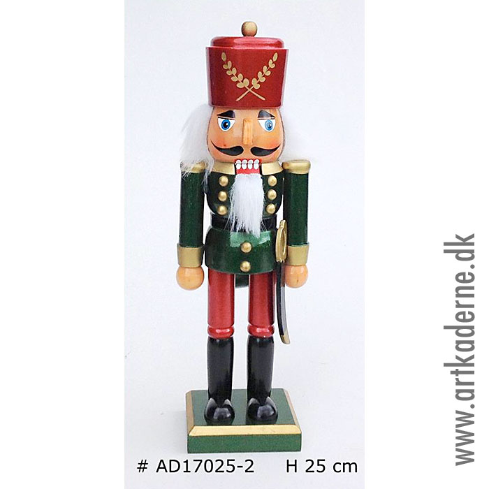 Grøn soldat m. rød hat - UDSOLGT - klik og se flere detaljer på denne vare