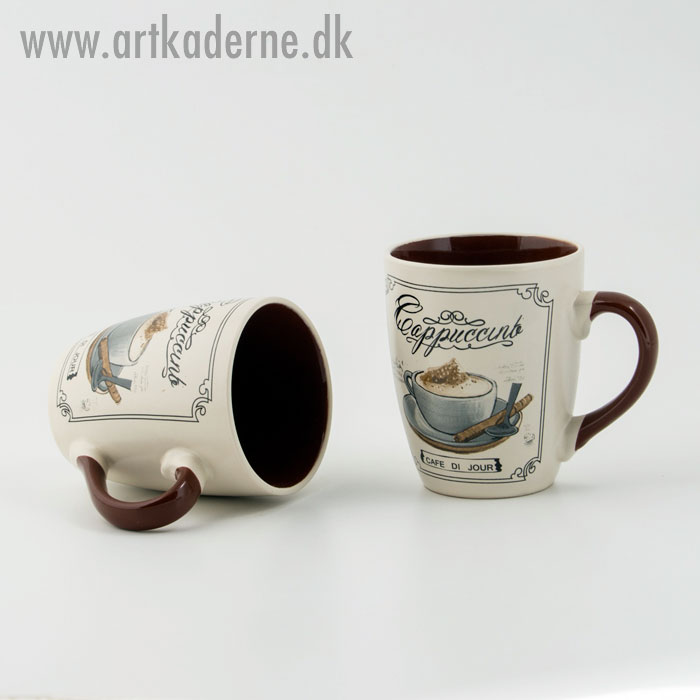 Engelsk kaffekrus, Cappuccino - klik og se flere detaljer på denne vare