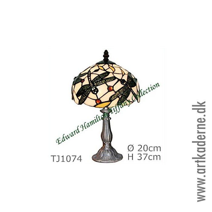 Tiffany Bordlampe TJ1074 - UDSOLGT - klik og se flere detaljer på denne vare