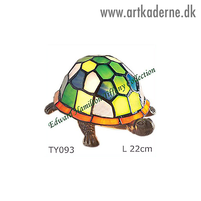 Tiffany Skildpadde lampe TY093 - UDSOLGT - klik og se flere detaljer på denne vare