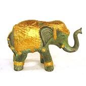 Thai elefant - irgrøn 20 cm - klik og se flere detaljer på denne vare